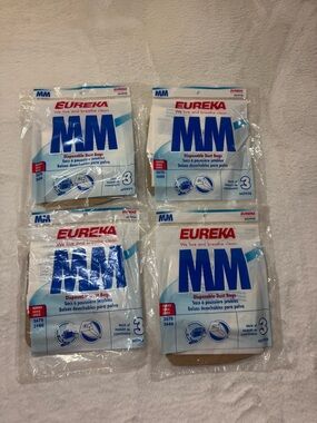 Eureka MM Vacuum Bags 60295B 12 Total 4 Packs Genuine Mighty Mite Premium